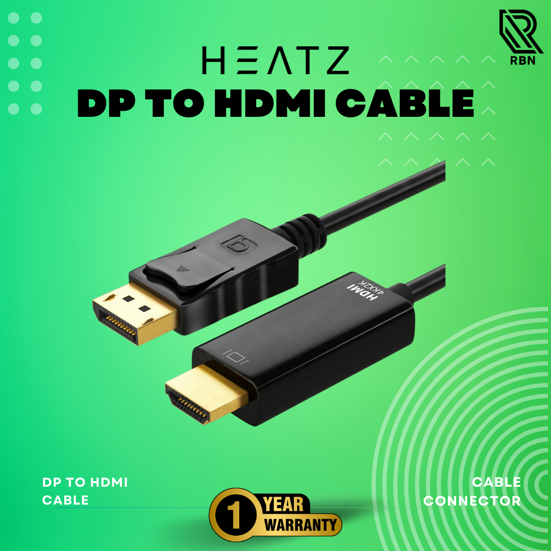 ZT71 DP TO HDMI CABLE 1.8M HEATZ